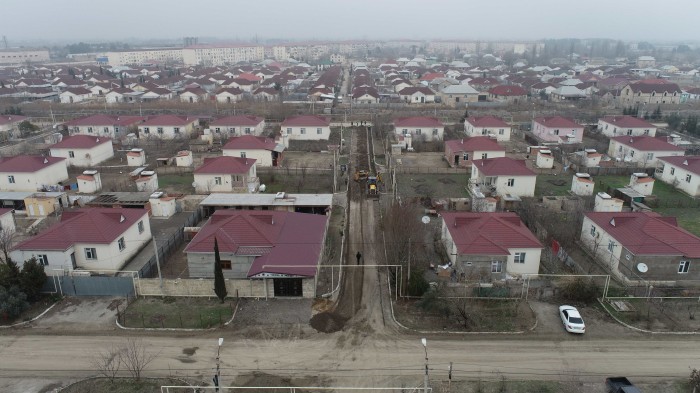 Salyanda yeni içməli su infrastrukturları yaradılır - FOTOLAR